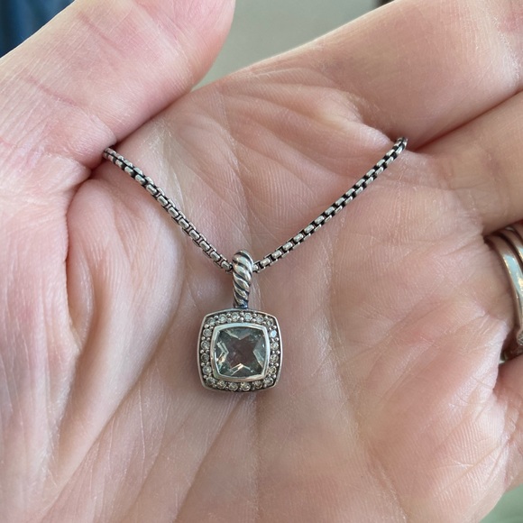 David Yurman Prasiolite Petite Albion Necklace - Picture 5 of 6